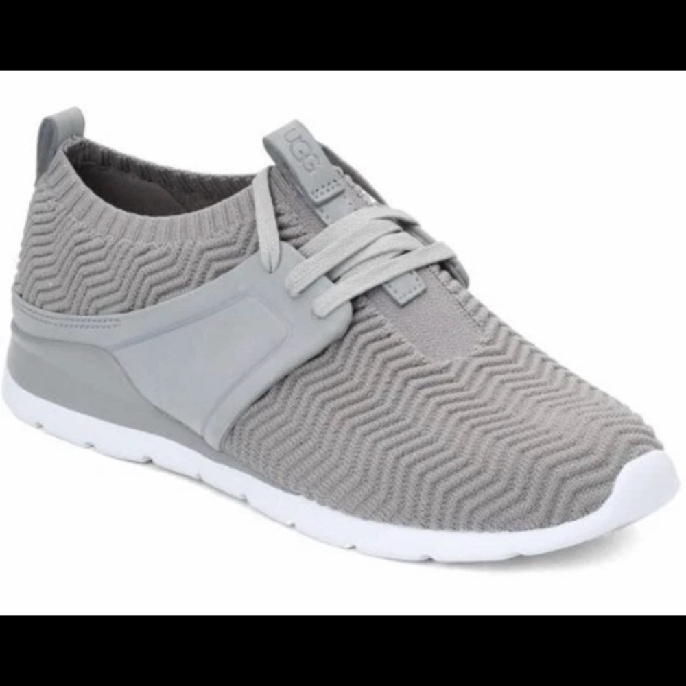 UGG Women’s Light Gray Knit Sneakers - US Size 8